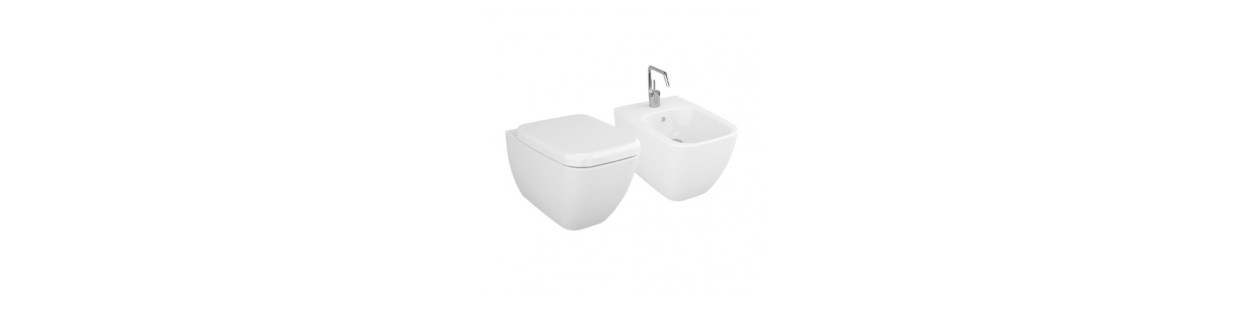 set wc e bidet sospesi